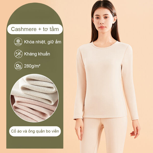 Quần áo giữ nhiệt nam, nữ cổ tròn
