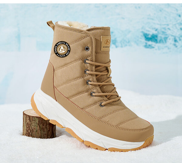 Giày đi tuyết nam nữ mùa đông, đế giày lót bông, chống rét