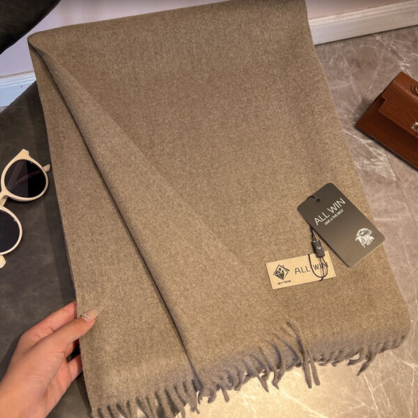 Khăn choàng len lông cừu nữ phong cách cao cấp