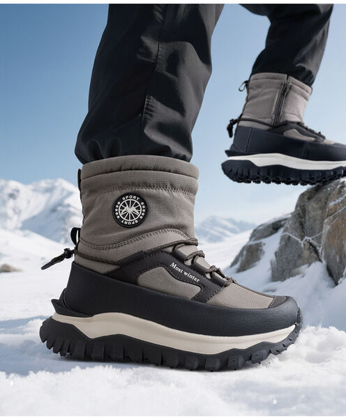 Giày đi tuyết nam mùa đông – lót bông dày giữ ấm, chống...