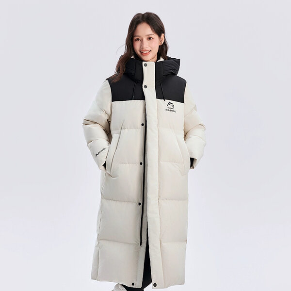 Áo khoác phao lông vũ dáng dài unisex nam nữ giữ ấm mùa đông