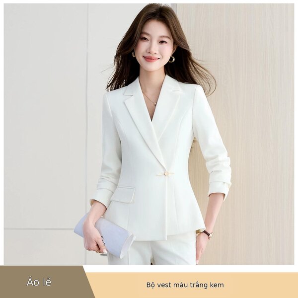 Bộ vest nữ phong cách công sở ôm dáng, mặc đi làm và đi làm...