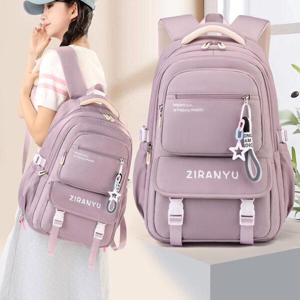 Balo nữ dung tích lớn, phong cách casual đeo 2 quai