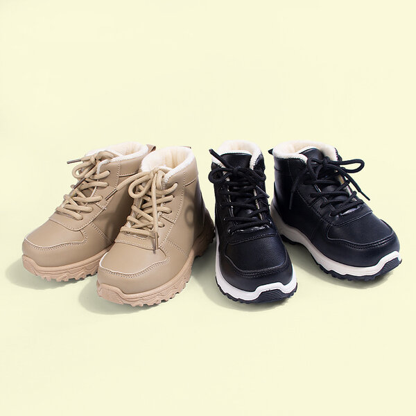 Giày boots đi tuyết trẻ em cổ thấp giữ ấm đi ngoài trời mùa...