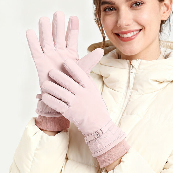 Găng tay nữ chống thấm nước hỗ trợ cảm ứng màn hình lót...