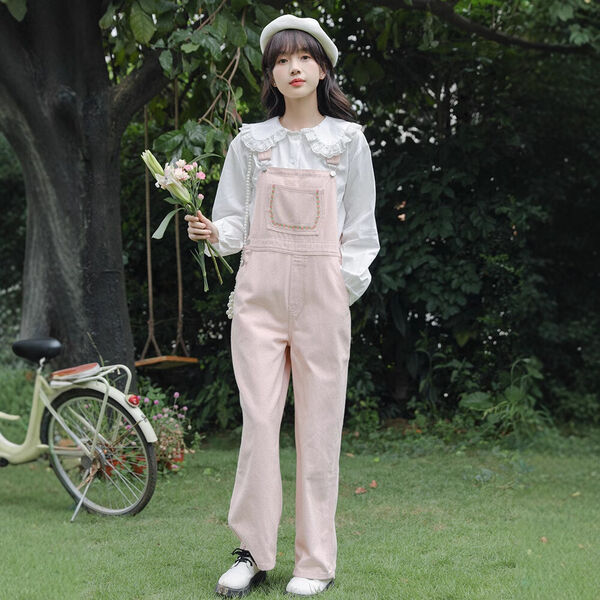 Quần yếm denim cho nữ