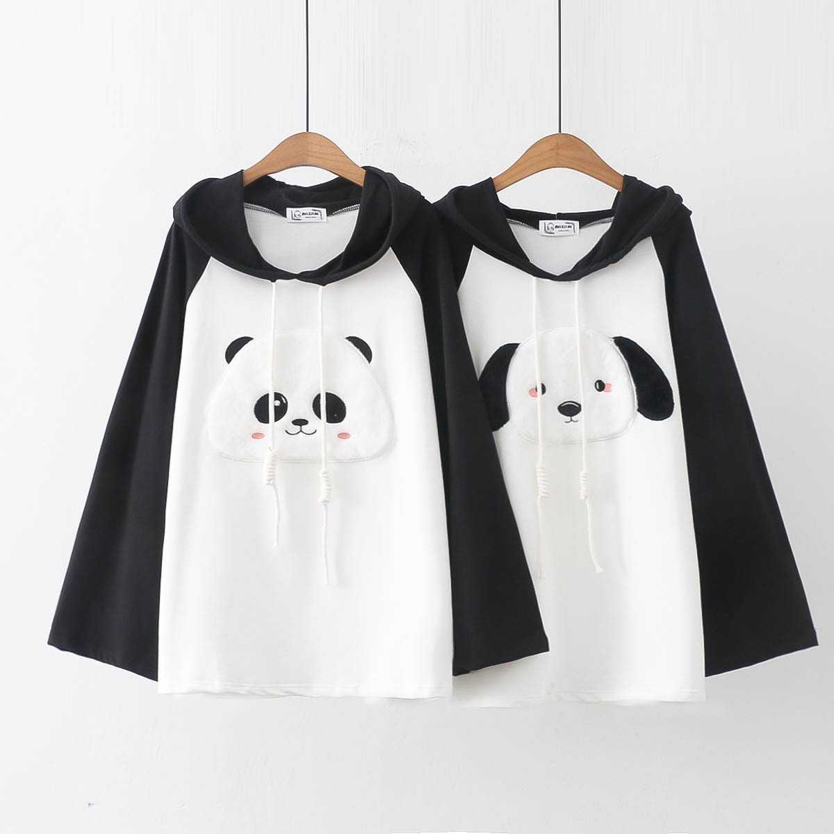 Áo hoodie nữ hình gấu trúc