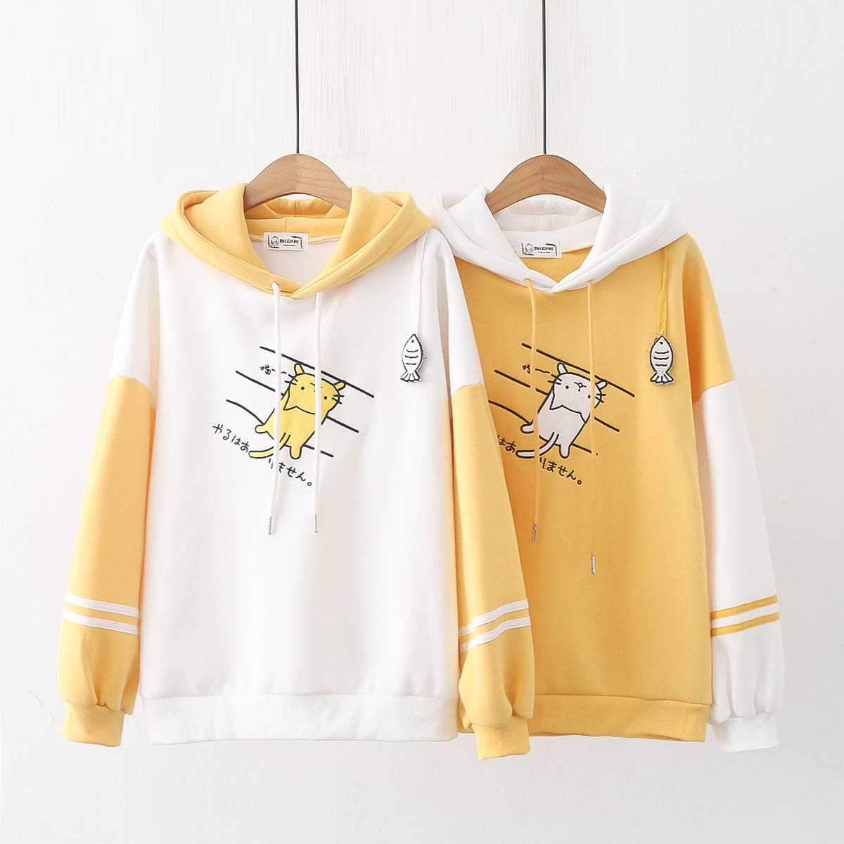 Áo hoodie hình chú mèo đáng yêu