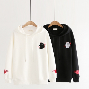 Áo hoodie nữ hình ma chibi