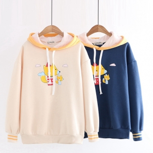 Áo hoodie nữ hình cáo