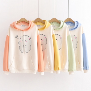 Áo hoodie nữ họa tiết hoạt hình