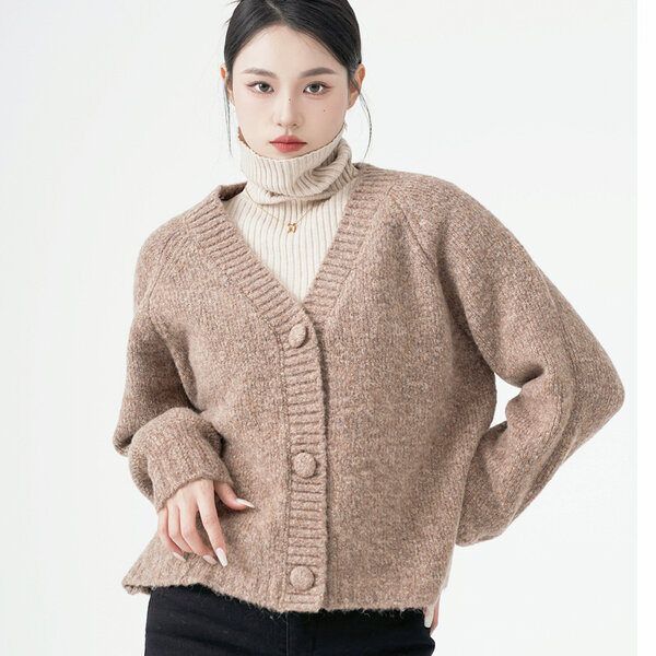 Áo len cardigan rộng rãi cho nữ