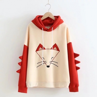 Áo hoodie nữ hình chú cáo