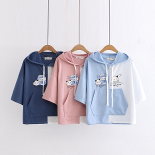 Áo hoodie nữ họa tiết hoạt hình