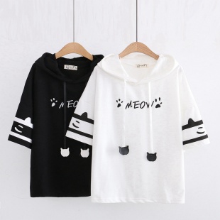 Áo hoodie nữ tai mèo