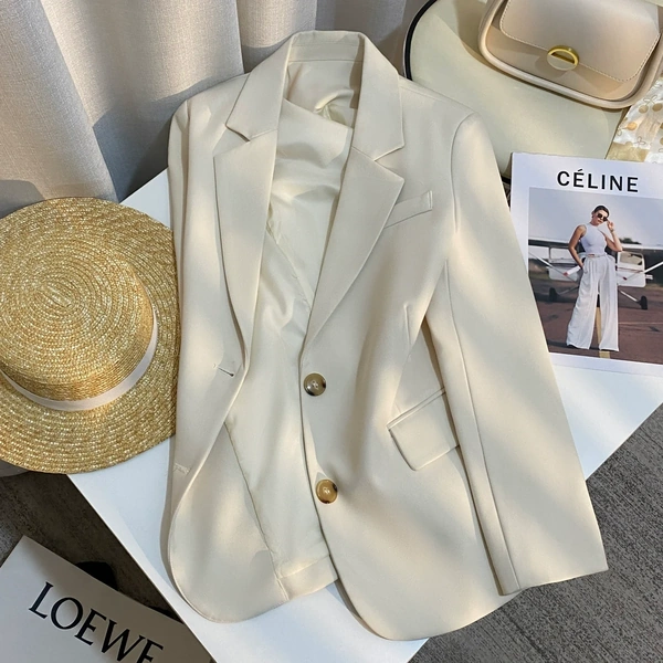 Áo khoác blazer nữ giản dị 