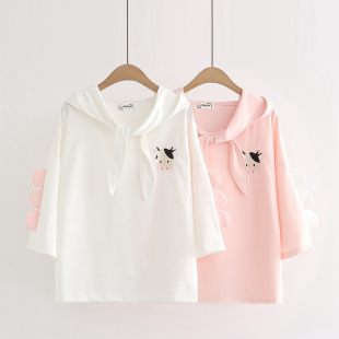 Áo hoodie nữ hình chú bò