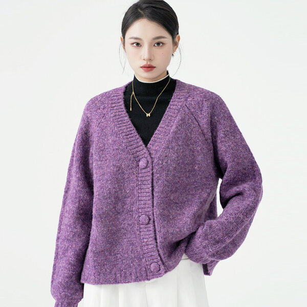 Áo len cardigan nữ rộng rãi