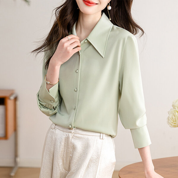 Áo sơ mi nữ dài tay thời trang