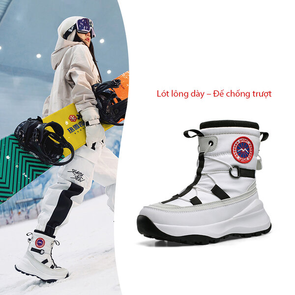 Giày đi tuyết nam nữ chống lạnh, chống nước, chống trơn...