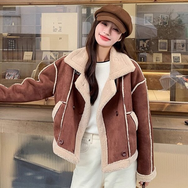 Áo khoác ngắn nữ, thời trang mùa thu đông