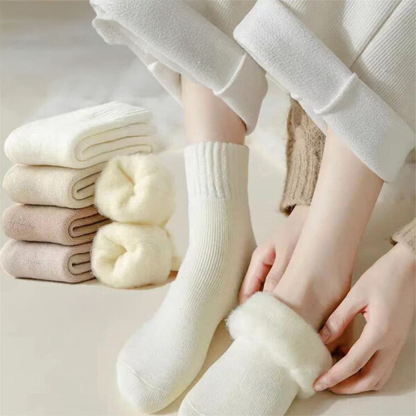 Tất nữ lót lông, kiểu dày cho mùa đông