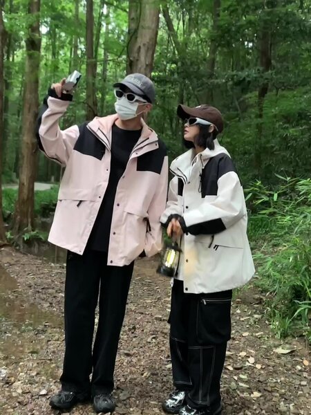 Áo khoác gió ba lớp chống thấm nước chống gió