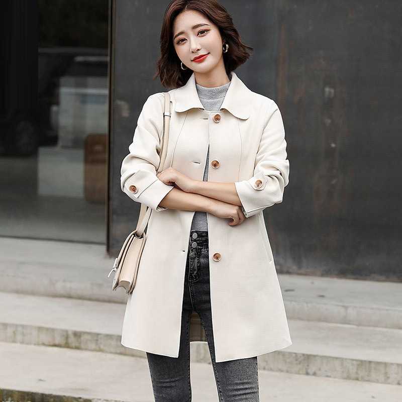 Áo khoác dạ nữ dáng lỡ