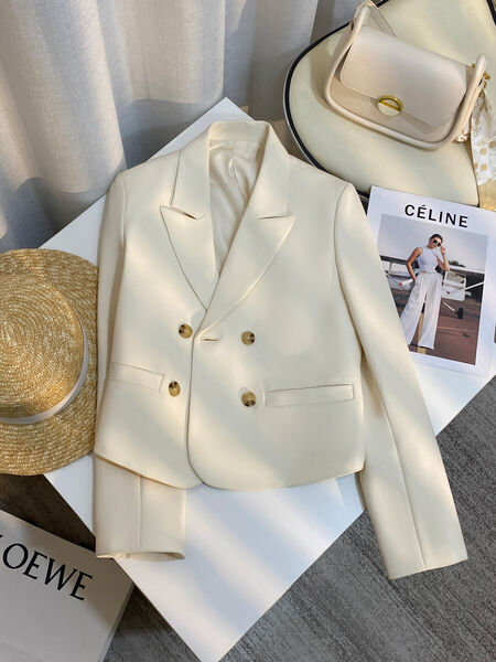 Áo vest nữ dáng ngắn, phong cách thanh lịch, sang chảnh