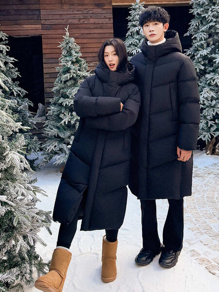 Áo khoác phao lông vũ nam nữ siêu dày giữ ấm mùa đông