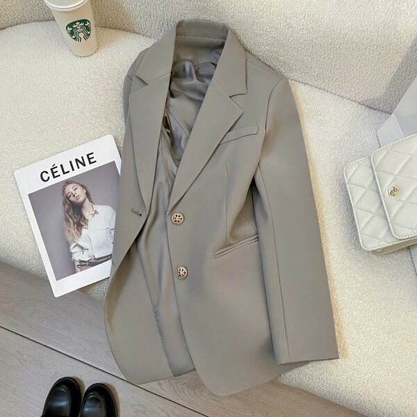 Áo khoác blazer cổ điển cao cấp cho nữ