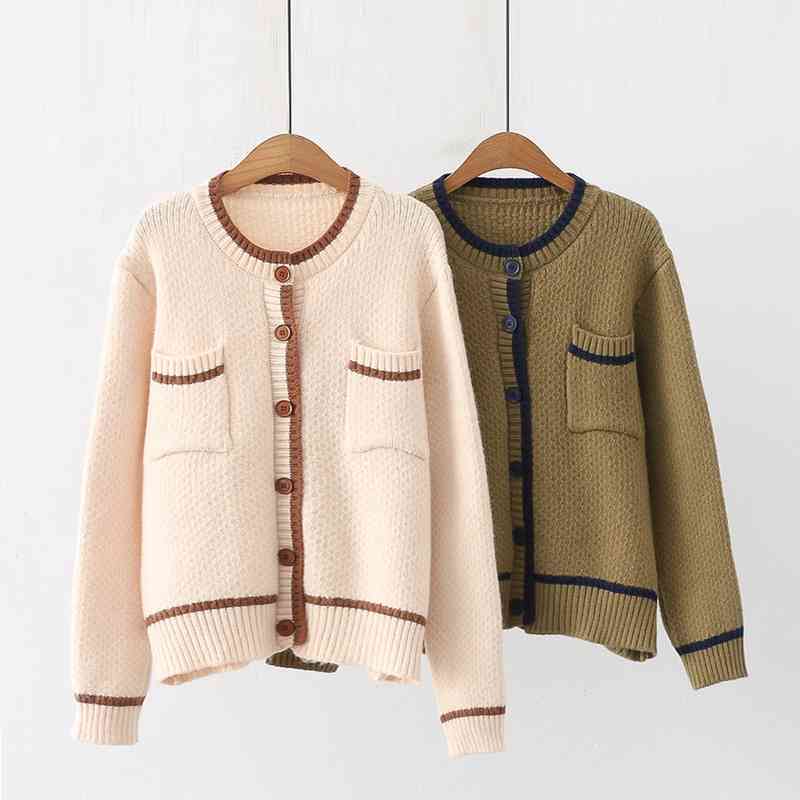 Áo khoác cardigan nữ dệt kim mùa thu đông