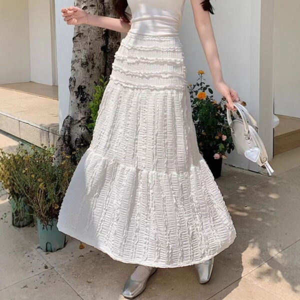 Váy tiểu thư dáng xếp ly