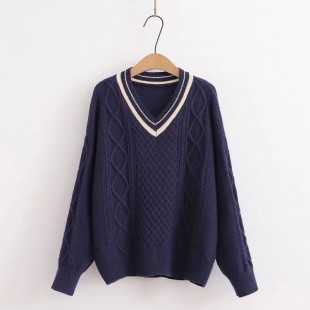 Áo len nữ cổ chữ V