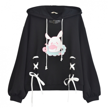 Áo hoodie thỏ Lolita